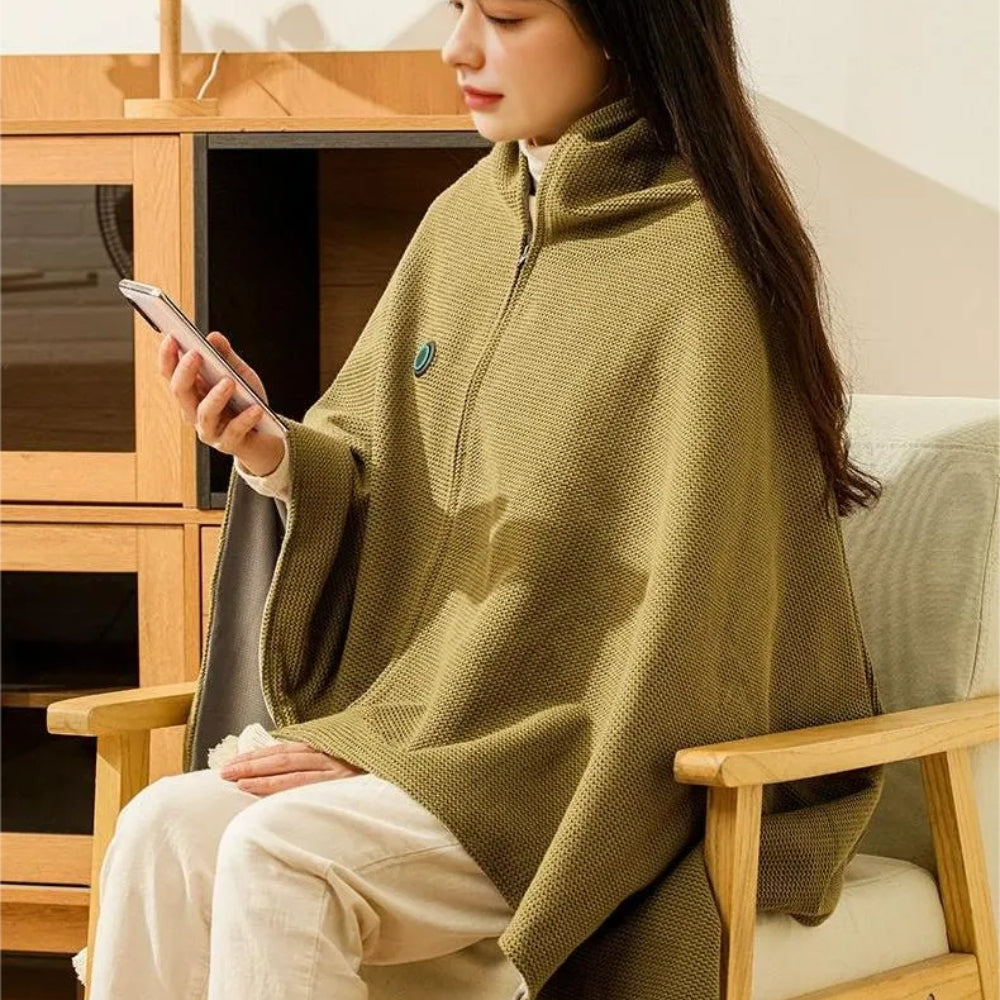 USB Powered Heated Shawl – 15‑Second Fast Warmth Anywhere