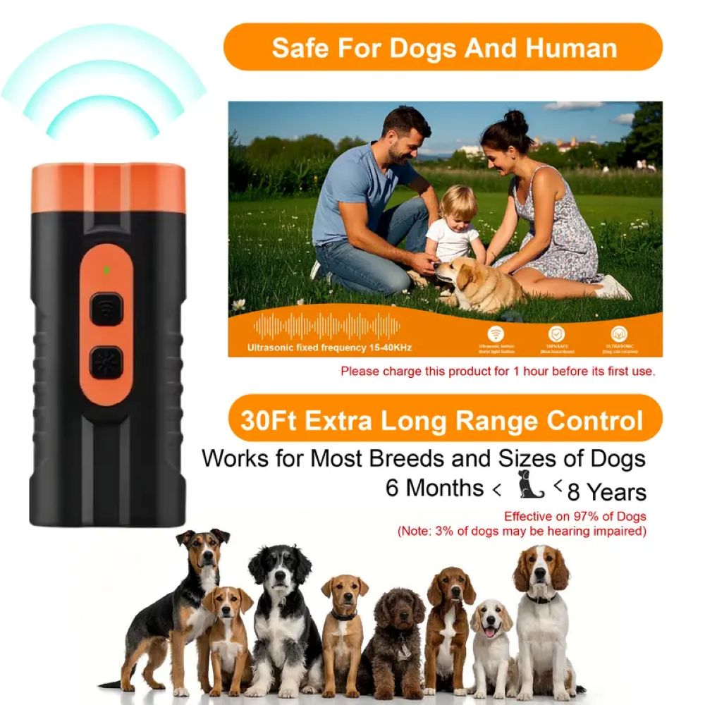 Ultrasonic Dog Bark Deterrent – Humane Training Without Shouting