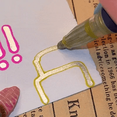 Dreamy Sparkle Dual-Line Contour Pen