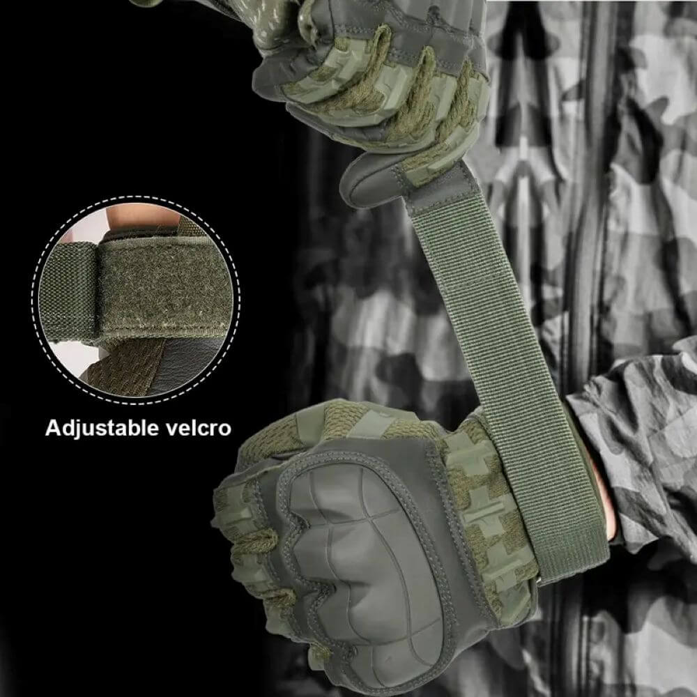Tactical Touchscreen Gloves – Hard Knuckle Protection & Grip