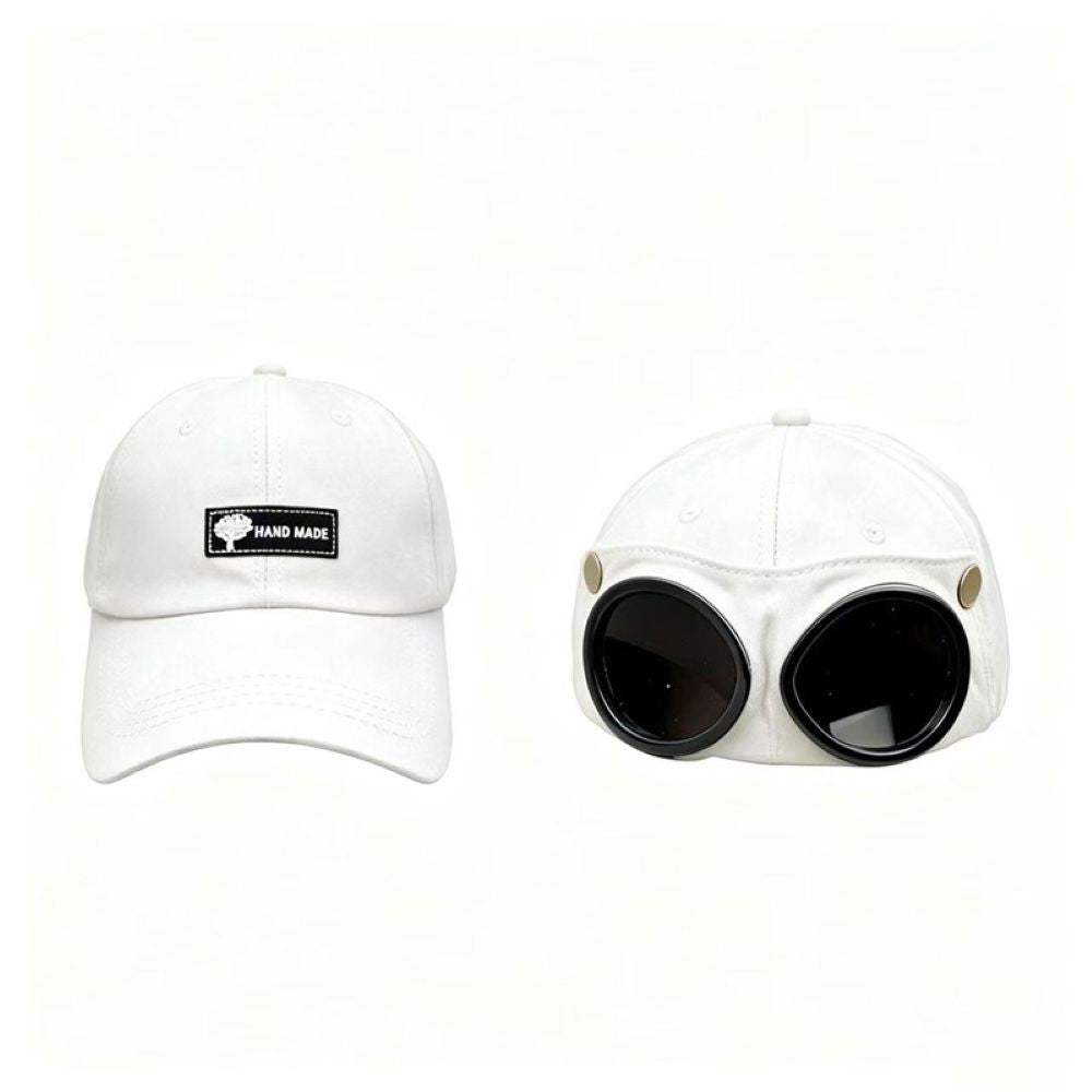 Pilot Baseball Cap with Goggles