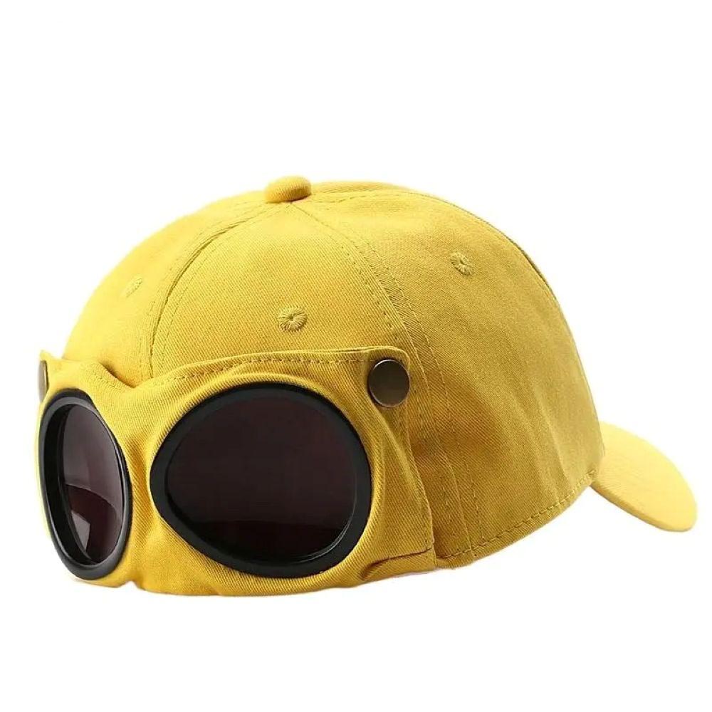 Pilot Baseball Cap with Goggles