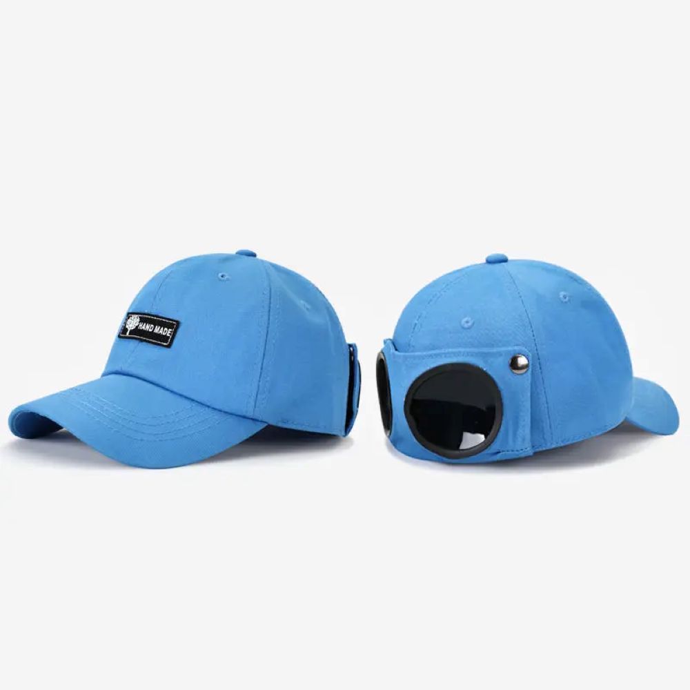 Pilot Baseball Cap with Goggles