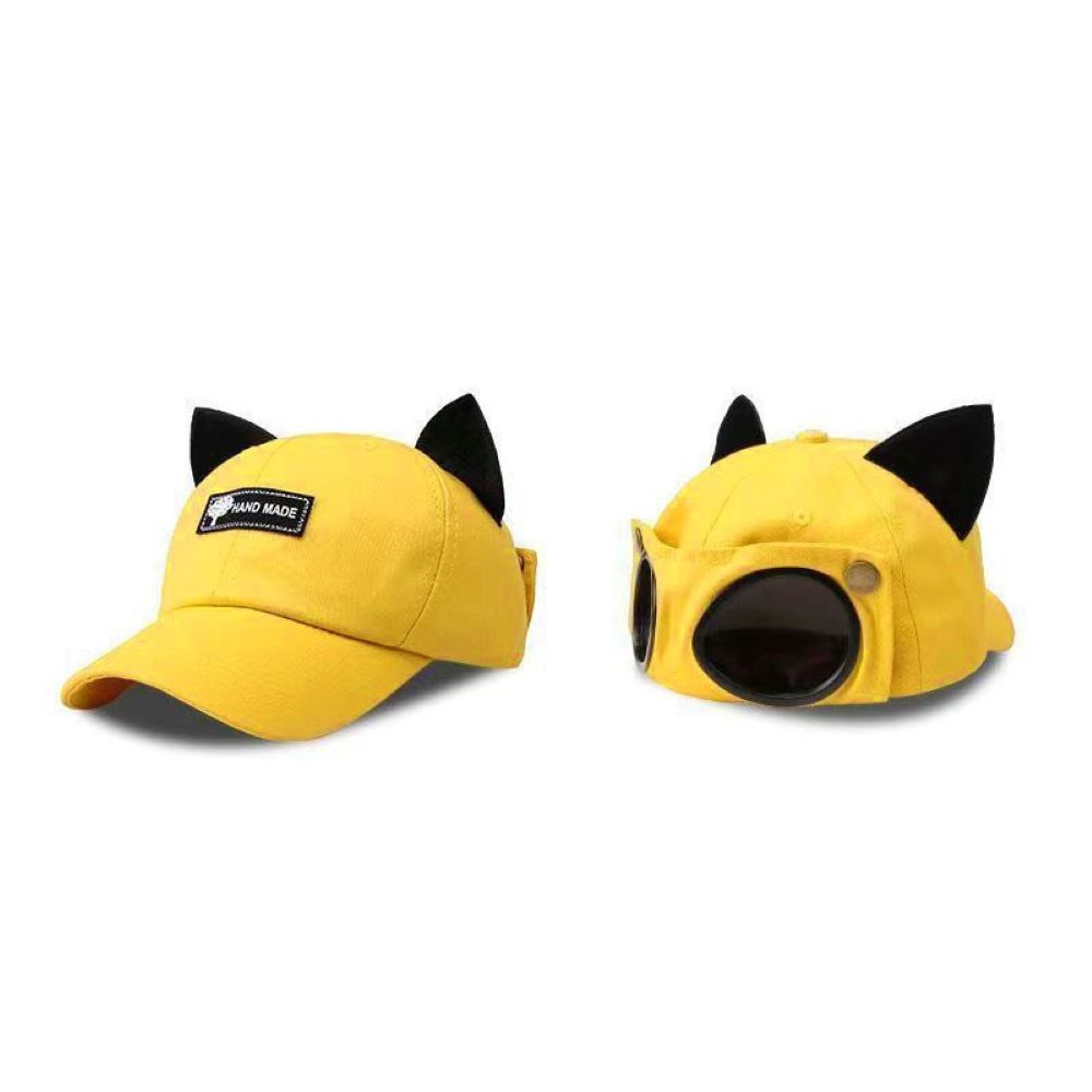 Pilot Baseball Cap with Goggles