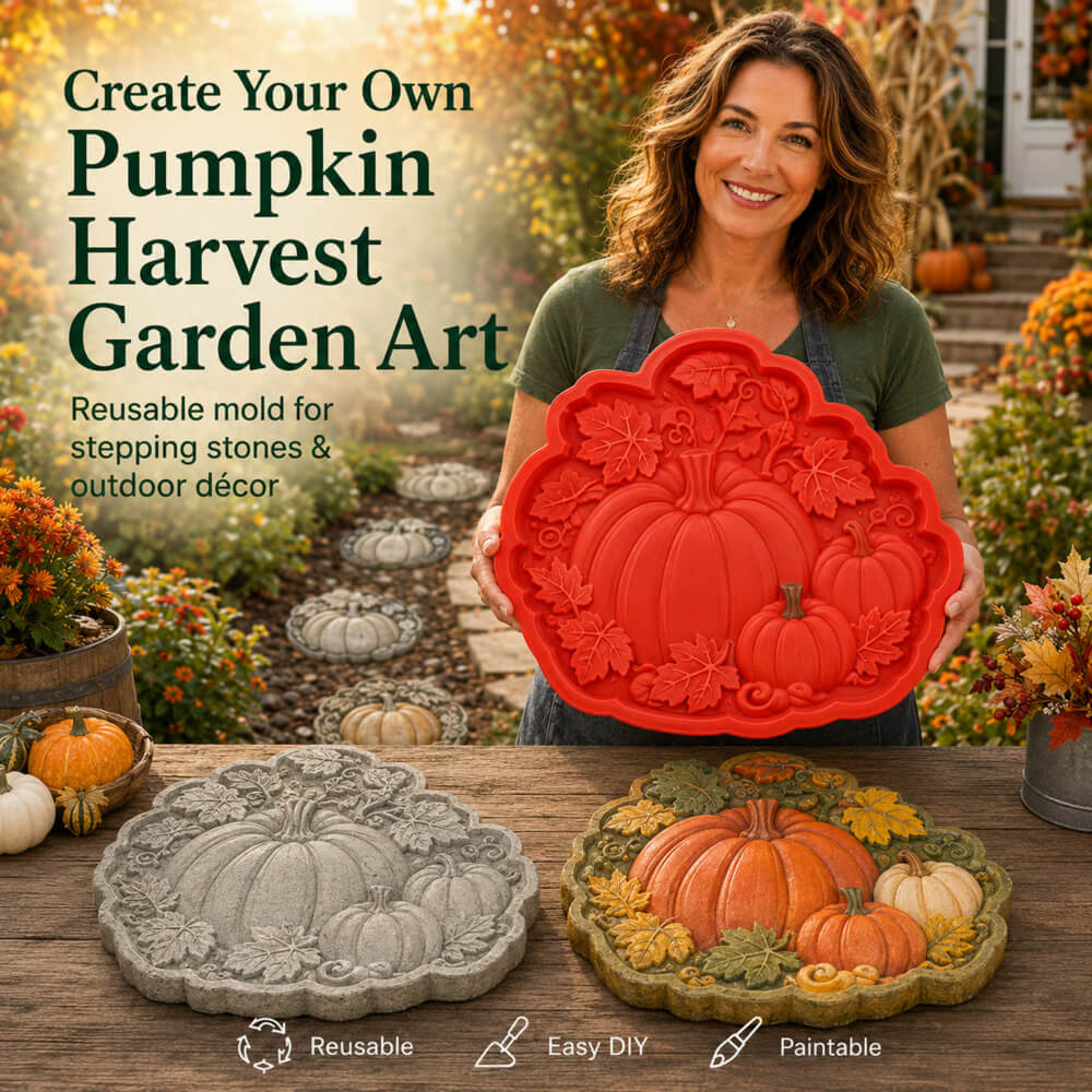Create Your Own Garden Art – Reusable DIY Stepping Stone Mold