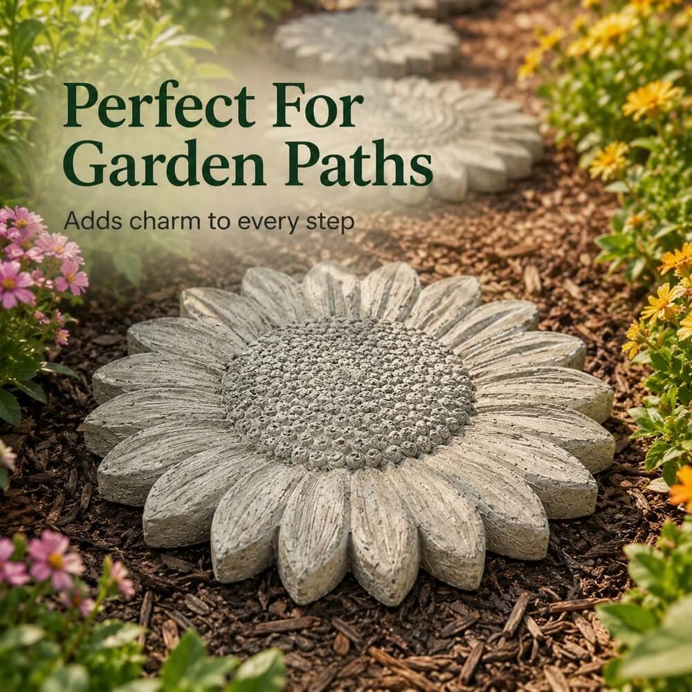 Create Your Own Garden Art – Reusable DIY Stepping Stone Mold