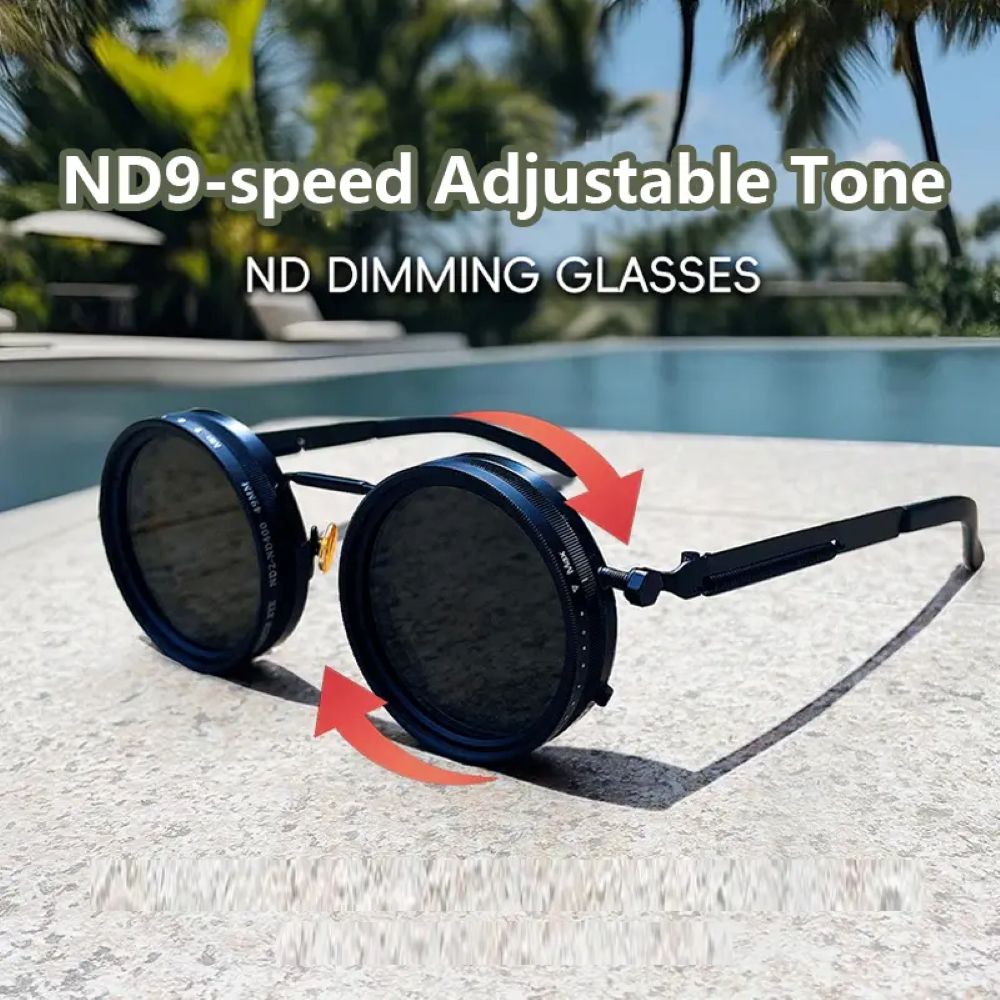 ND9 Adjustable Polarized Sunglasses – 9-Level Light Control UV400 Protection