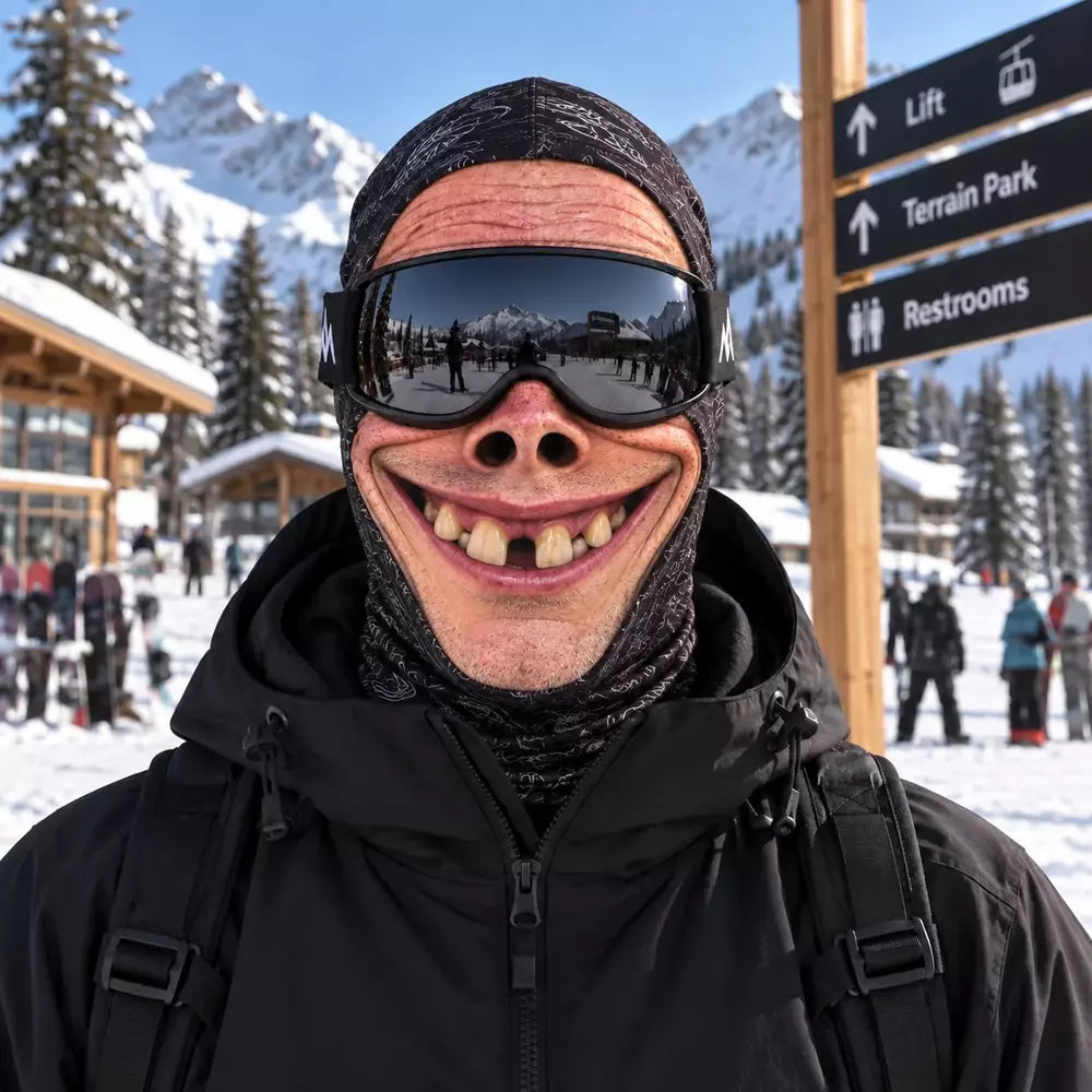 Funny Face Ski Mask