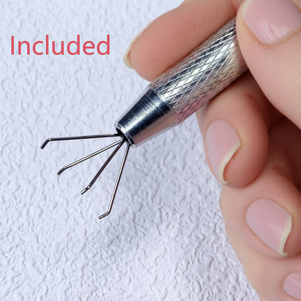 6PCS 18G Horseshoe Nose Ring Set – Internally Threaded Gem Hoops (Multiple Sizes)