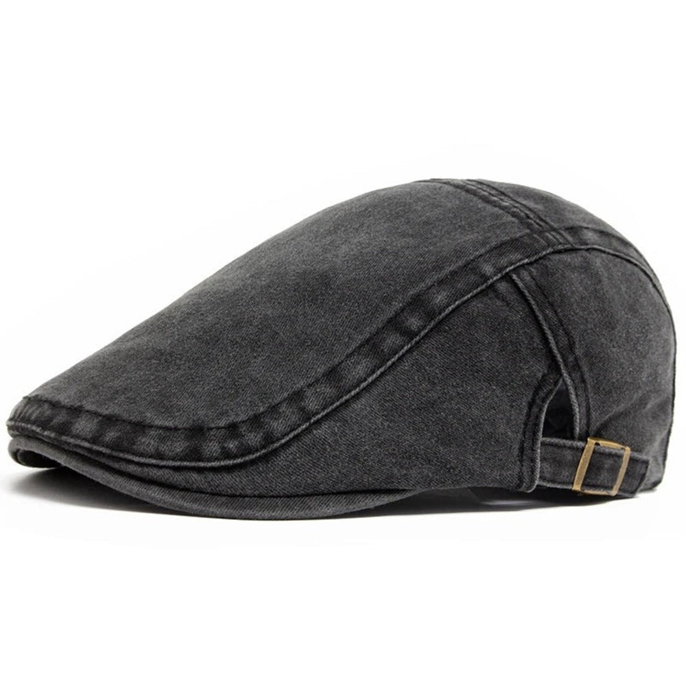 Classic Denim Flat Cap – Timeless Style, Everyday Comfort