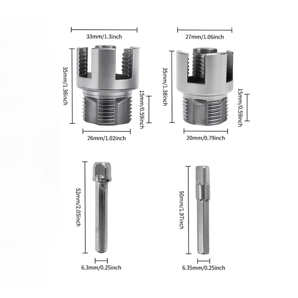 Integrated Internal & External Pipe Threading Tool