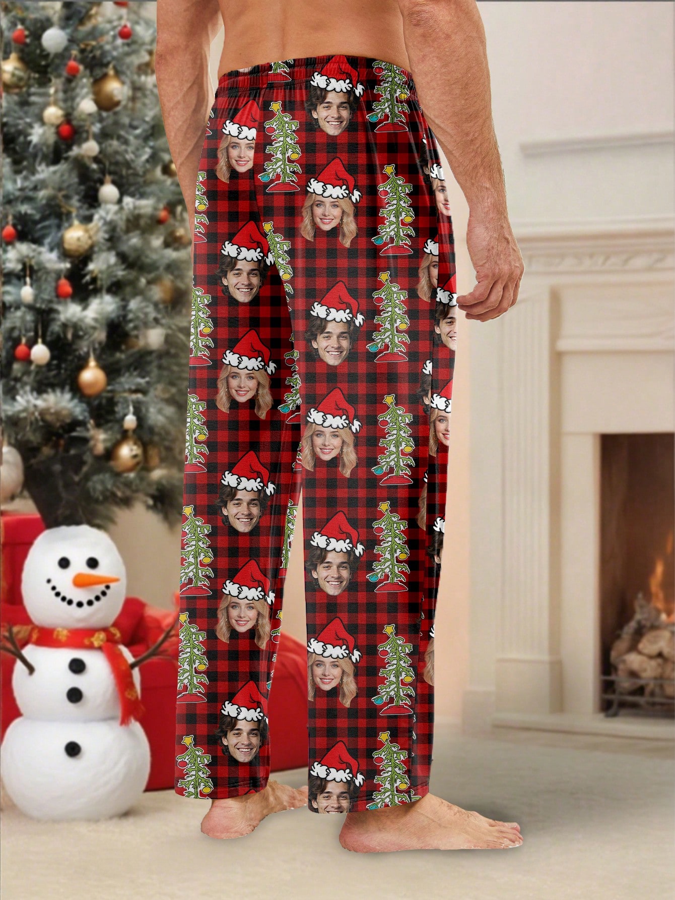 Printstory Customized Women's Color Matching Set, Personalized With Any Pattern, Unique Customized Gift, Suitable For Family And Friends, Christmas