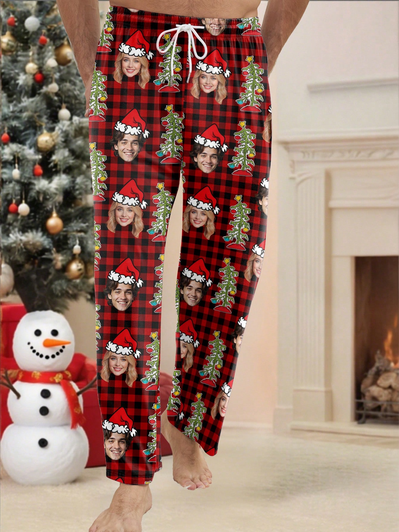 Printstory Customized Women's Color Matching Set, Personalized With Any Pattern, Unique Customized Gift, Suitable For Family And Friends, Christmas