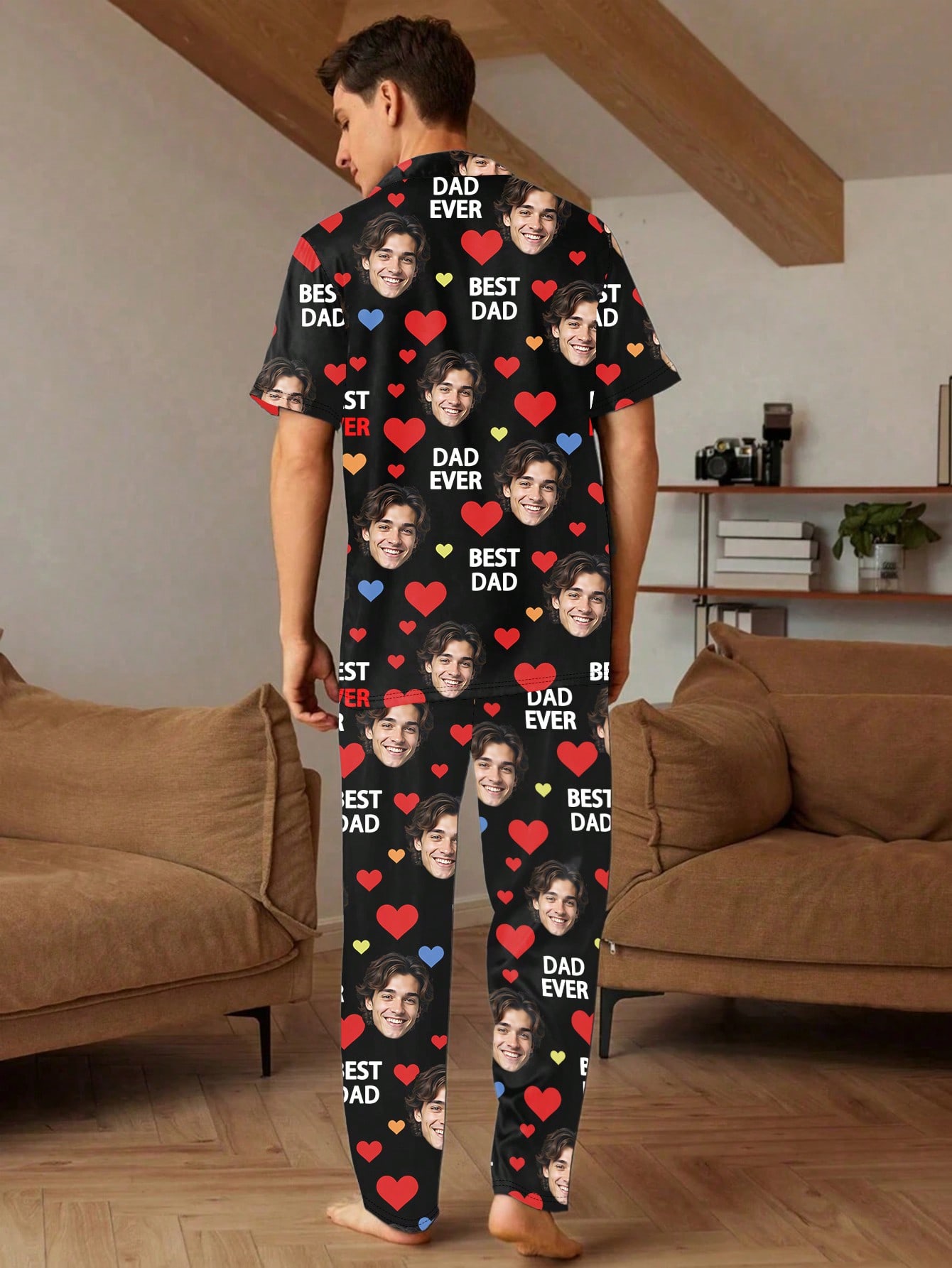 Men's personalized custom-made pajama sets