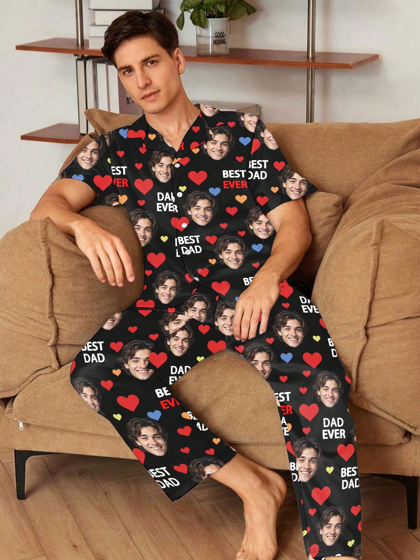 Men's personalized custom-made pajama sets