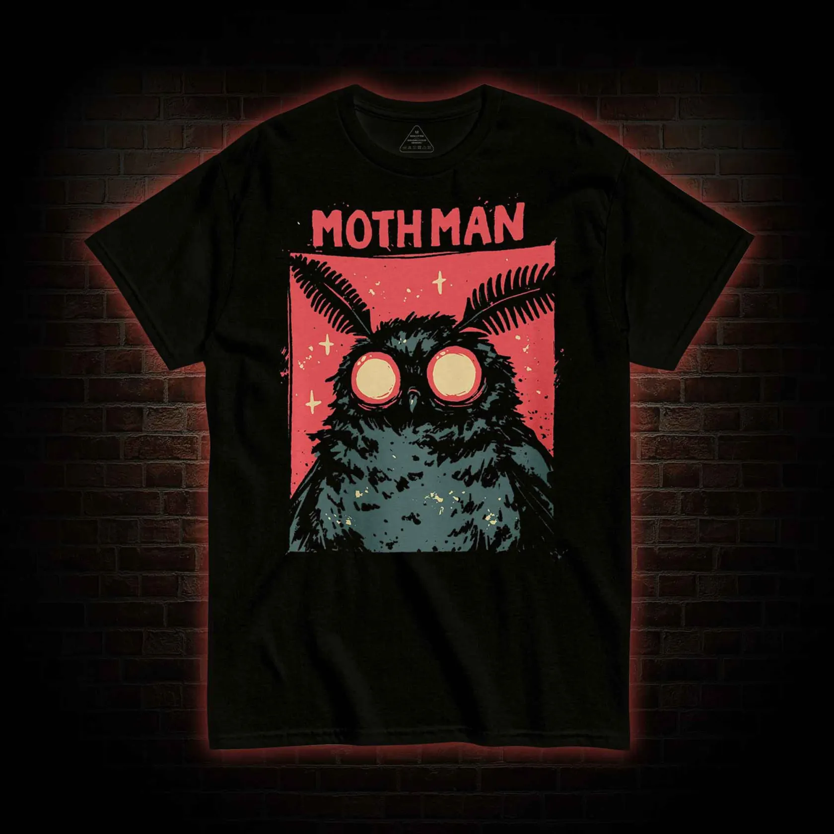 Cryptid Mothman Washed T-shirt