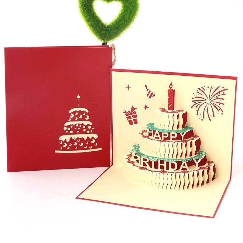3D Pop-Up Birthday Cards With Music and Light