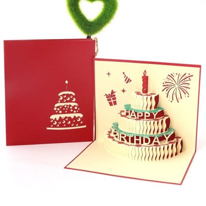 3D Pop-Up Birthday Cards With Music and Light