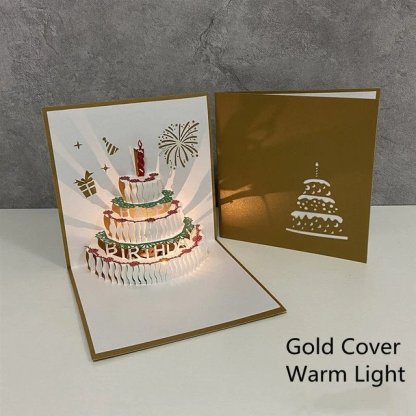 3D Pop-Up Birthday Cards With Music and Light