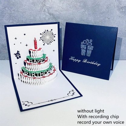 3D Pop-Up Birthday Cards With Music and Light