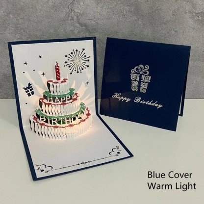3D Pop-Up Birthday Cards With Music and Light
