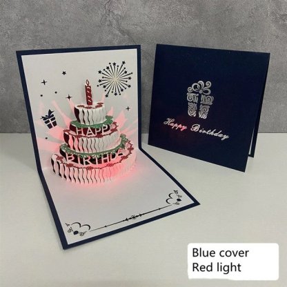 3D Pop-Up Birthday Cards With Music and Light