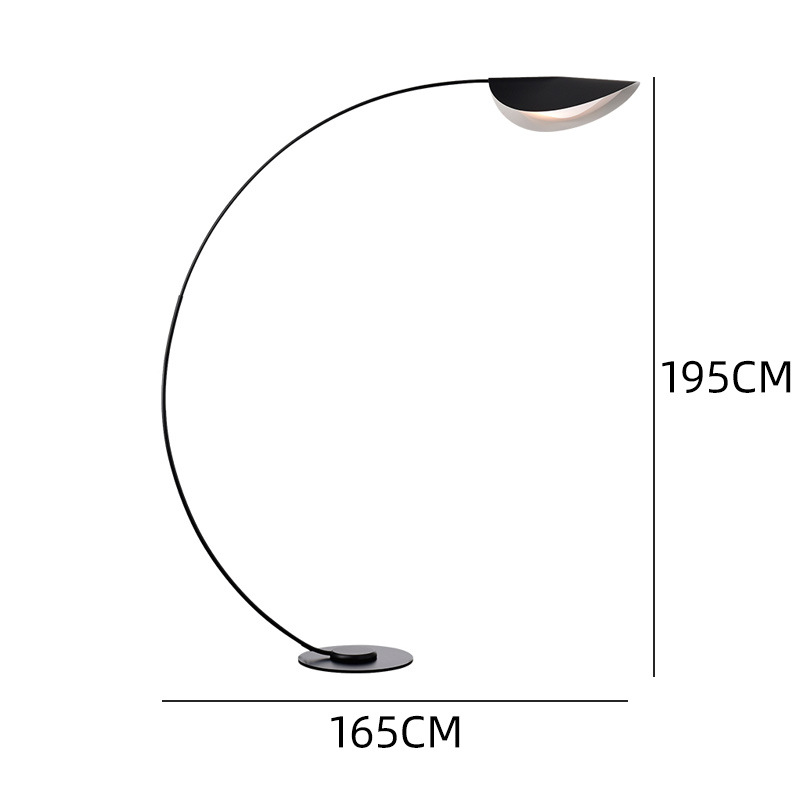 Nordic designer creative bedroom floor lamp living room floor lamp warm vertical table lamp personality bedside LED floor lamp