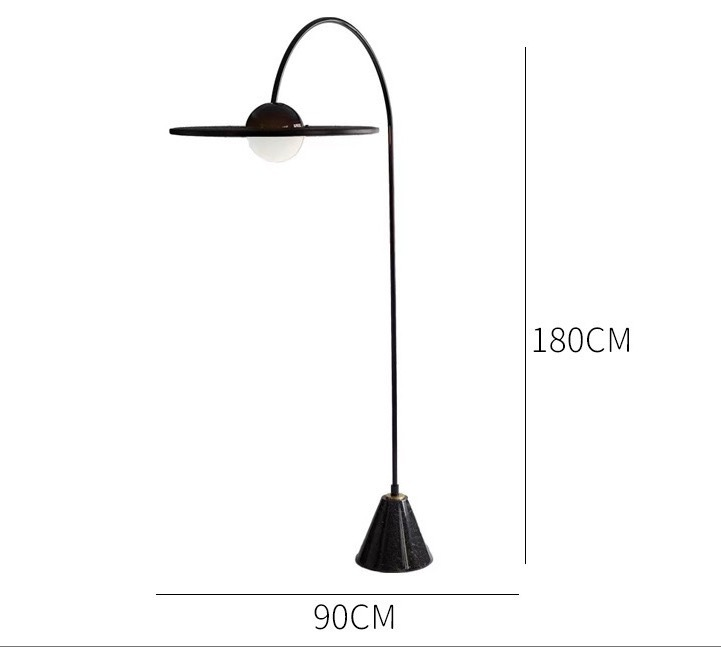 Nordic living room bedroom light luxury modern simple glass lamps