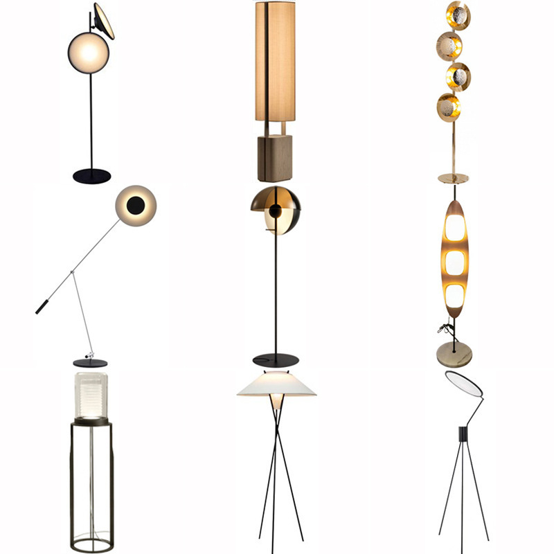 Nordic living room bedroom light luxury modern simple glass lamps