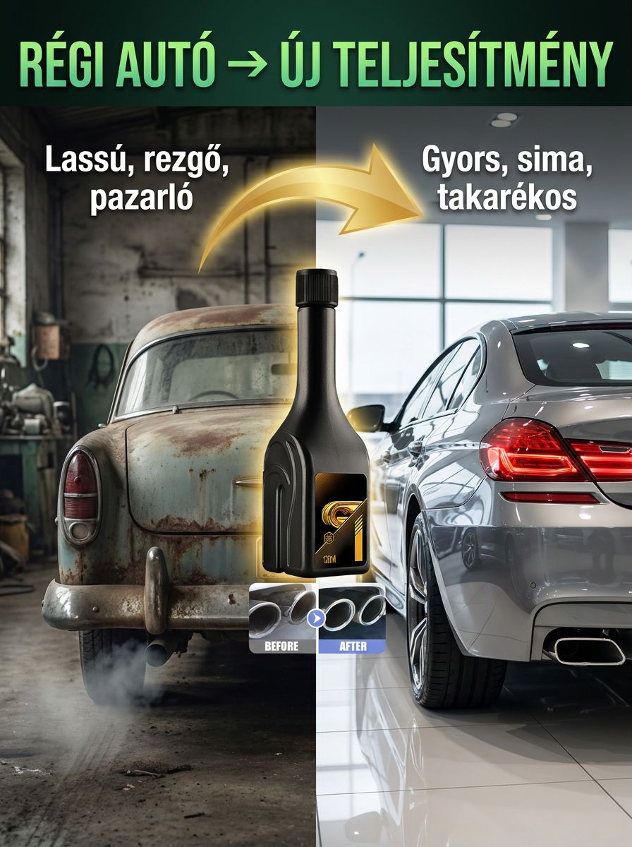 🚗💨 Hiányzik az erő, nőtt a fogyasztás, vagy rángat az alapjárat? Egyetlen flakon megoldja a problémát – varázsolja újjá a motort!