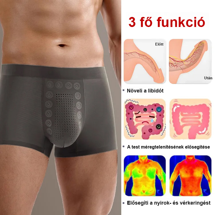 Férfi masszázs mágnesterápiás fehérnemű