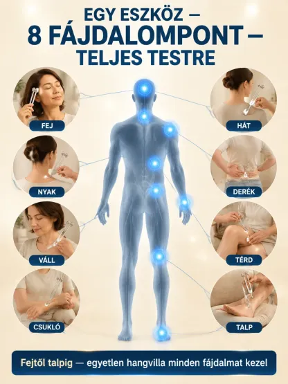 ✨Univerzális 128Hz-es Rezgős Eszköz Testi-Lelki Lazításhoz | Izomregeneráció & Alvástámogatás | Prémium Otthoni Fizioterápia