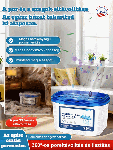 Poreltávolító varázsdoboz