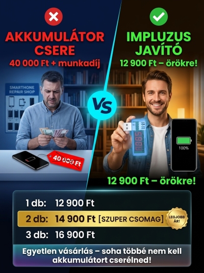 📱Megoldás a melegedésre és a gyors merülésre! Intelligens telefonjavító! Minden márkához tökéletes!🌐