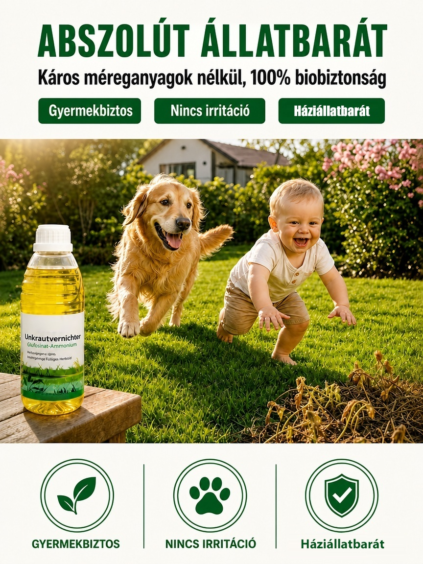 🌿【Egyetlen permetezéssel a gyomokat és cserjéket gyökerestül elpusztítja, hatástalanság esetén a pénz tízszeresét visszakapja】