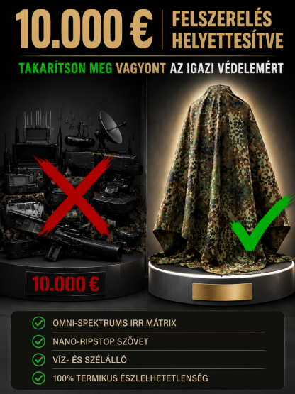 Mutatjuk a vadászat új generációját:  Zéró hősugárzás, fizikai szintű teljes láthatatlanság!🌲👁️‍🗨️