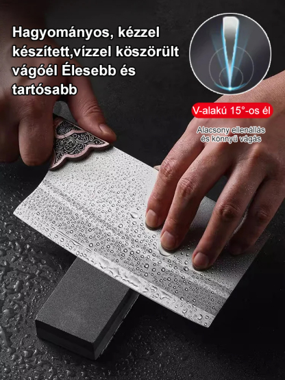 ✨Mesterséges precizitással tervezve. Magas hőmérsékleten kovácsolva, a hagyományos kézművességet a modern rozsdamentes acél technológiával ötvözi.