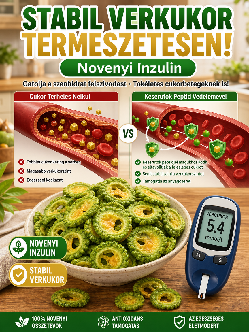 🍏🥩Prémium Keserű Dinnye Chips – Természetes Vércukorszint Támogatás | Buy 4 Get 4 Free