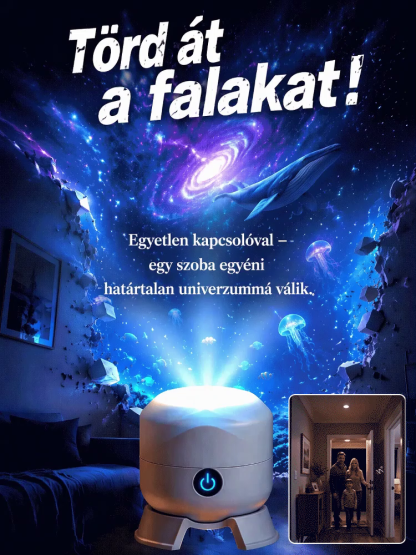 🌌 Varázsolja szobáját csodálatos galaxissá egyetlen másodperc alatt!