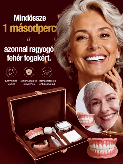 🛑 Nincs több várakozás a magyar fogászati klinikákon. Teljes borítású, egyedi mosoly: a professzionális megoldás fogorvosi látogatás nélkül.