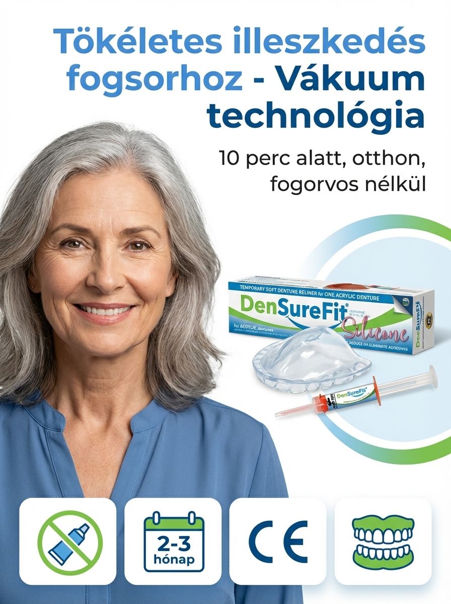 Eleged van a mozgó műfogsorból és a ragacsos krémekből? Itt a megoldás! 🦷