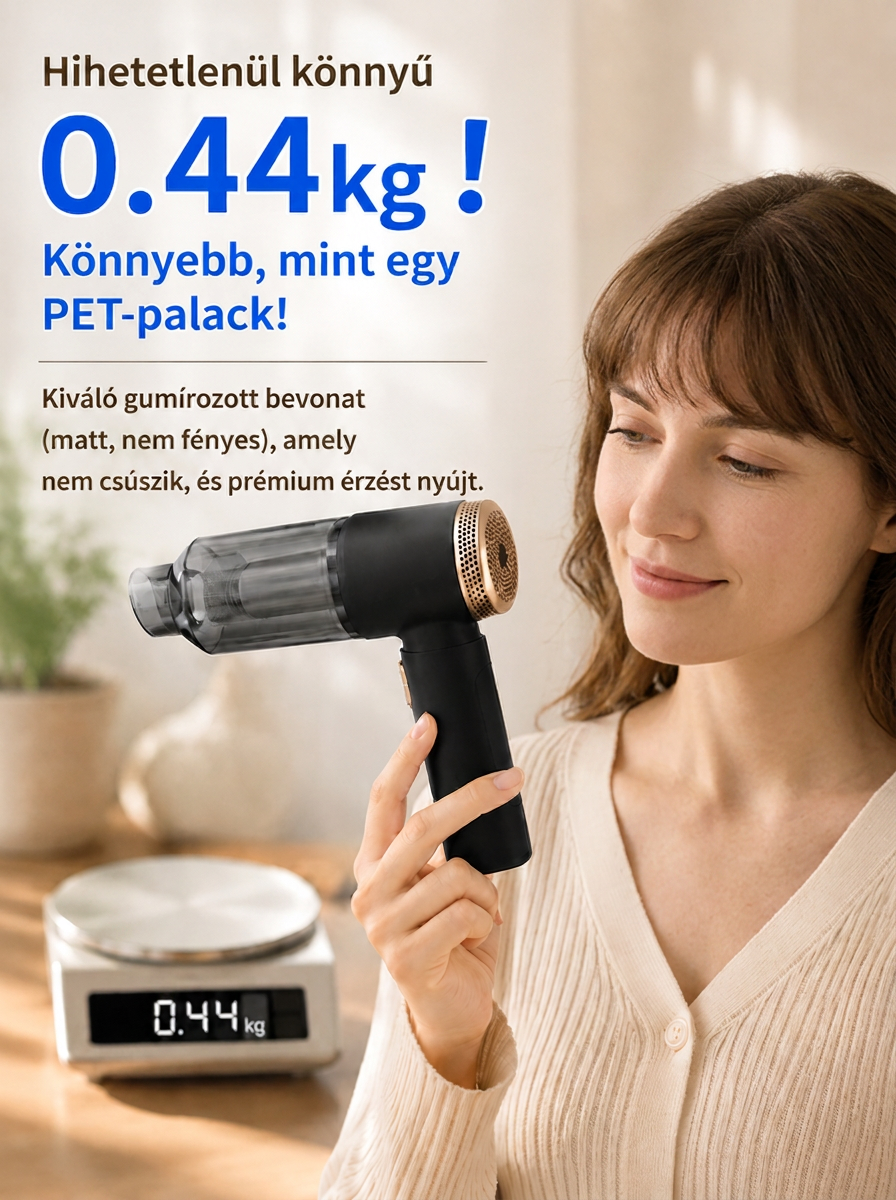 🚗 Tisztítás és felfújás egyetlen prémium eszközzel – Felejtsd el a zsúfolt csomagtartót!