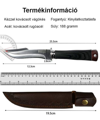 ✨Többfunkciós Katonai Túlélőkés — Borotvaéles penge horgászathoz és kempingezéshez