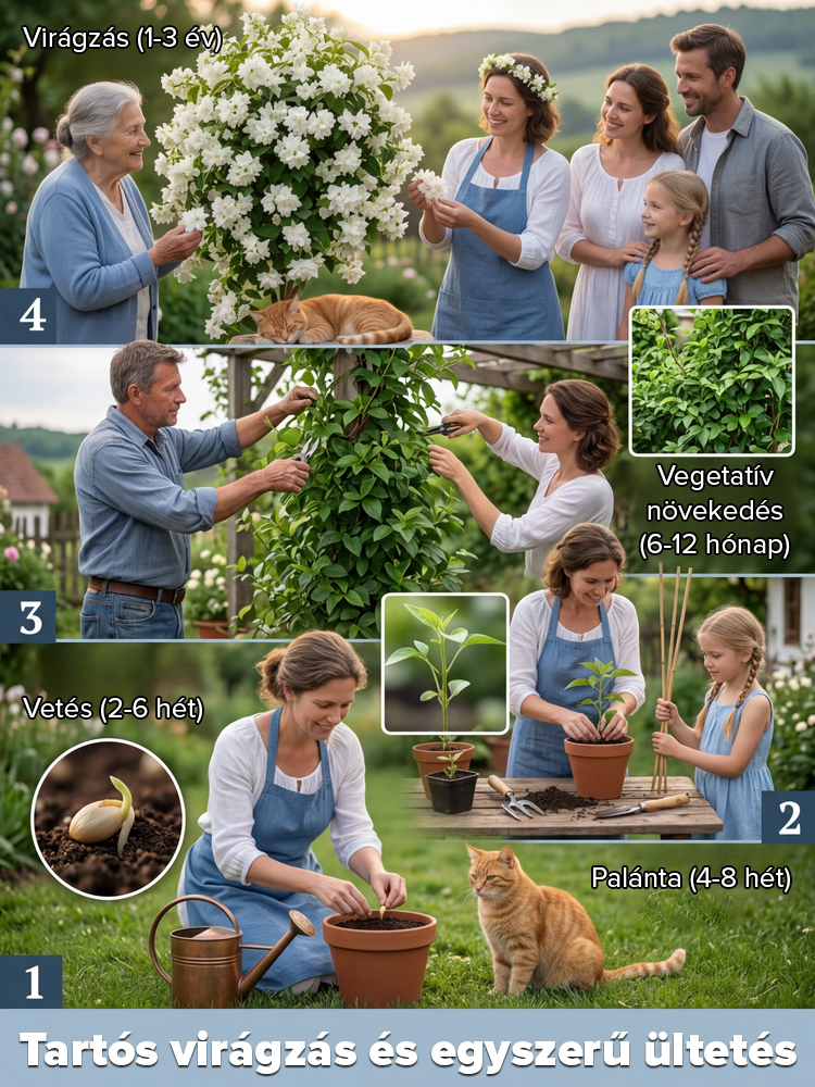 🎍Lecsengő jázmin -- elegáns, illatos, mindenki szereti! 🌸 Ne vegyél több légfrissítőt! Ültess inkább ezt. ✨