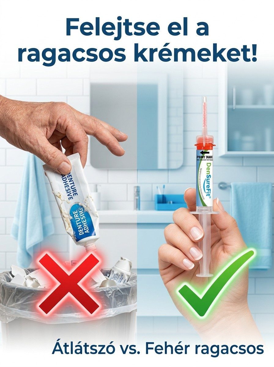 Eleged van a mozgó műfogsorból és a ragacsos krémekből? Itt a megoldás! 🦷