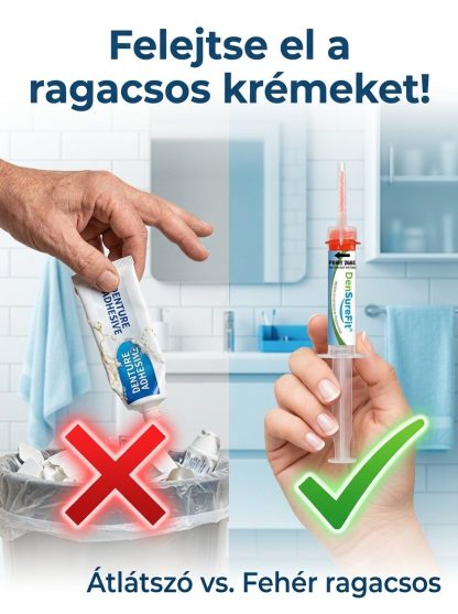 Eleged van a mozgó műfogsorból és a ragacsos krémekből? Itt a megoldás! 🦷