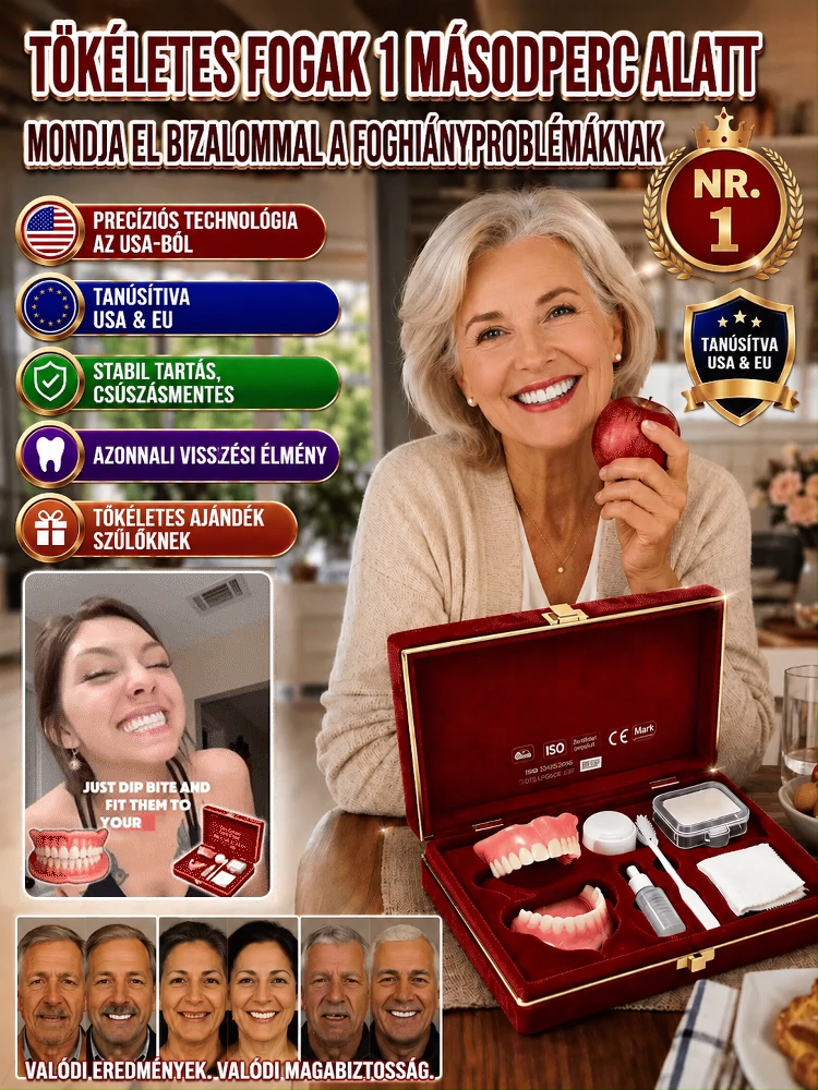 🛑 Nincs több várakozás a magyar fogászati klinikákon. Teljes borítású, egyedi mosoly: a professzionális megoldás fogorvosi látogatás nélkül.