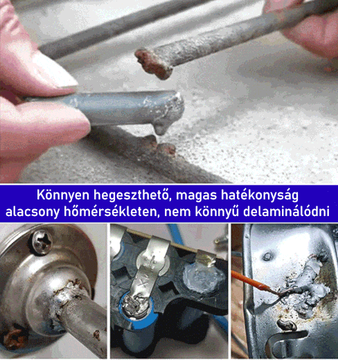 🔥 Többé nem kell forrasztópáka! Sokoldalú, alacsony hőmérsékletű forrasztóhuzal 🔦 Pillanatok alatt olvad, csak nyomj rá könnyedén ✅ Tökéletesen alkalmazható rézen, vasön és alumíniumon ✨