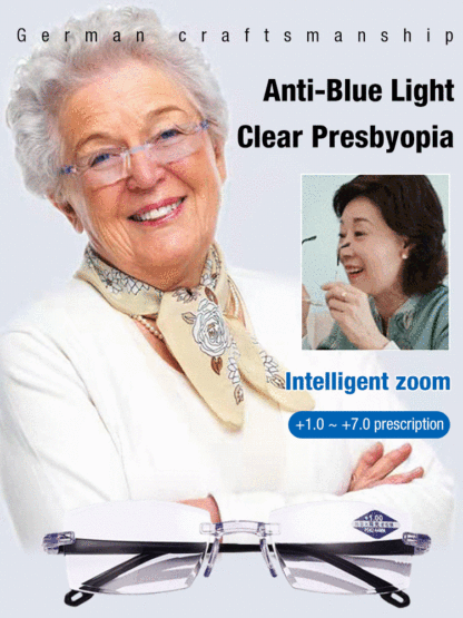 Automatikus zoomolású presbyopia szemüveg