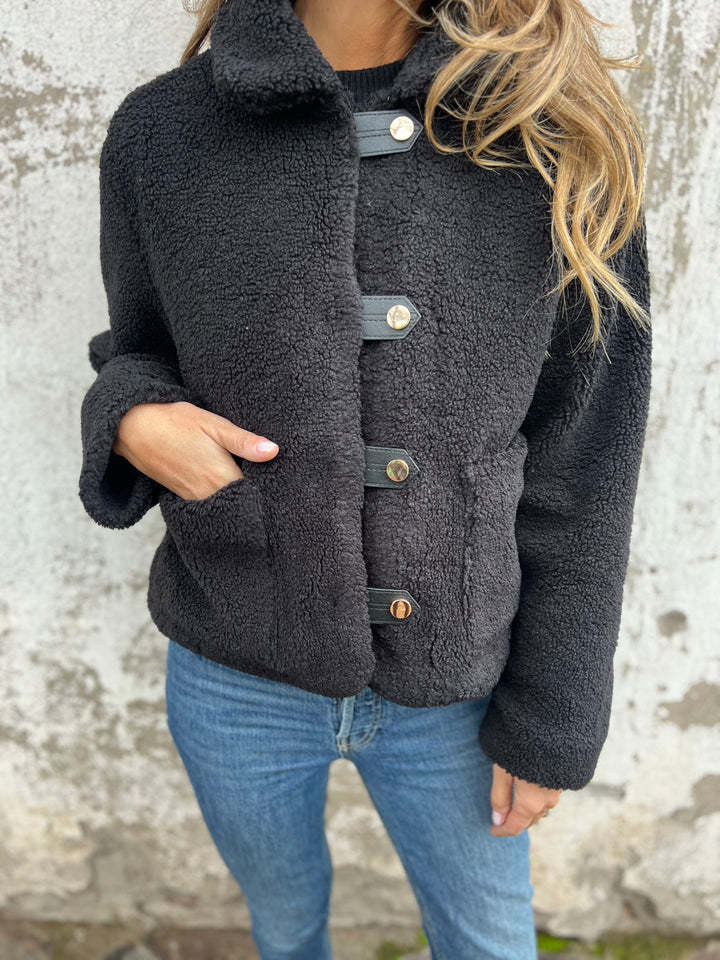 2024 Winter new lamb thick coat short jacket with pockets